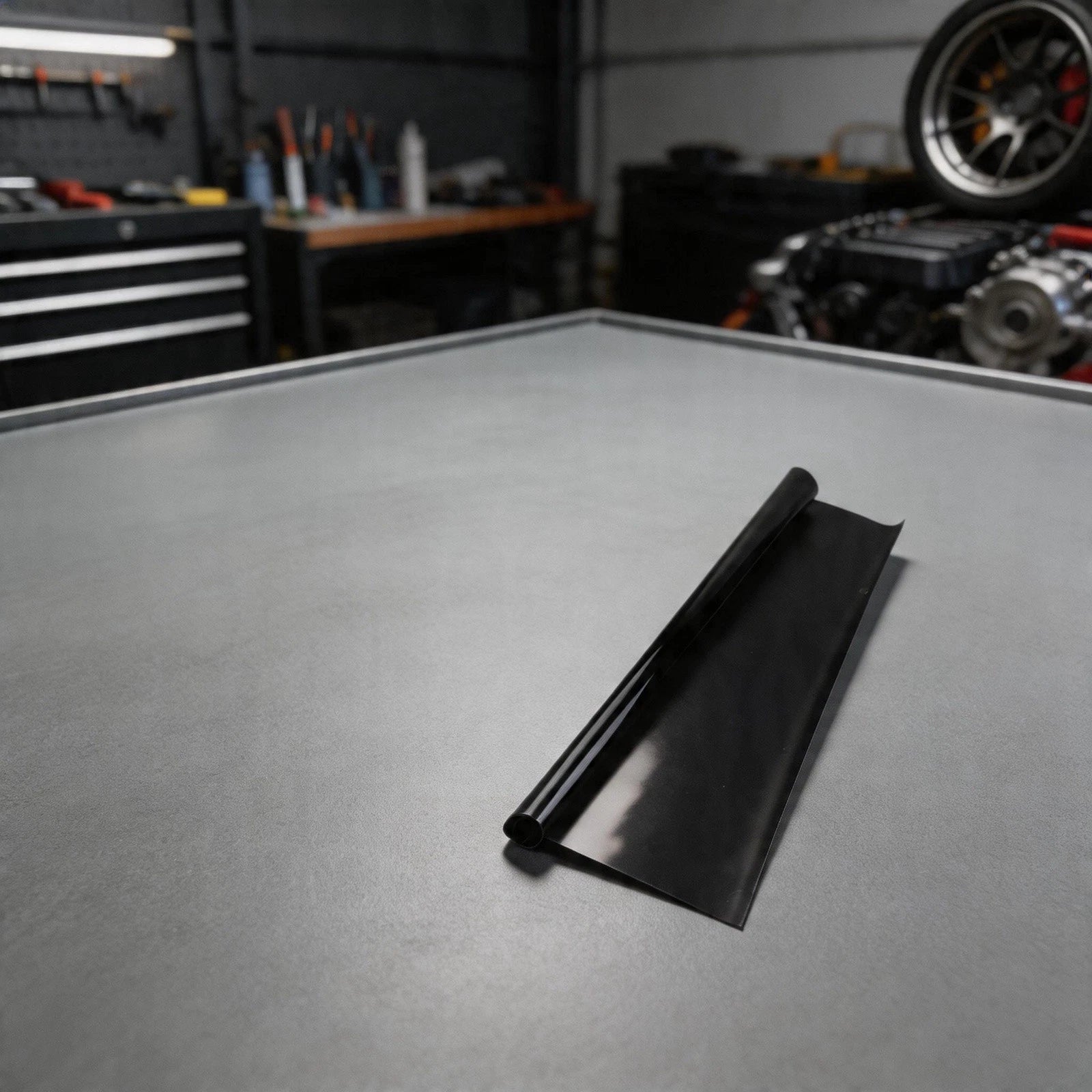 Flexible PET Black Vinyl Wrap for DIY Projects (300CM)