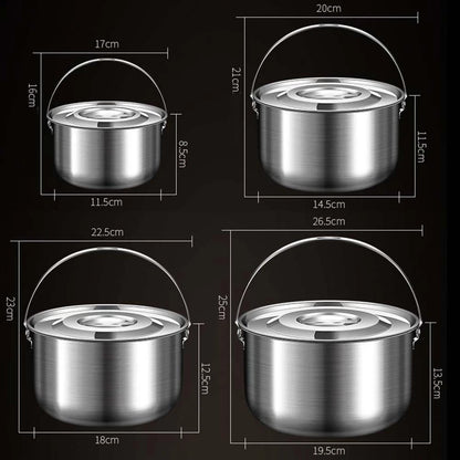 Portable Camping Pot for Outdoor Cooking