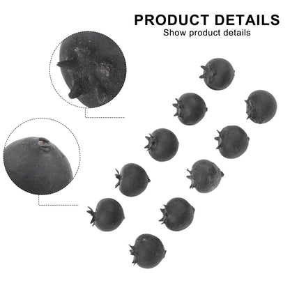 Artificial Blueberries Decorative Berry Model for Crafting Activities