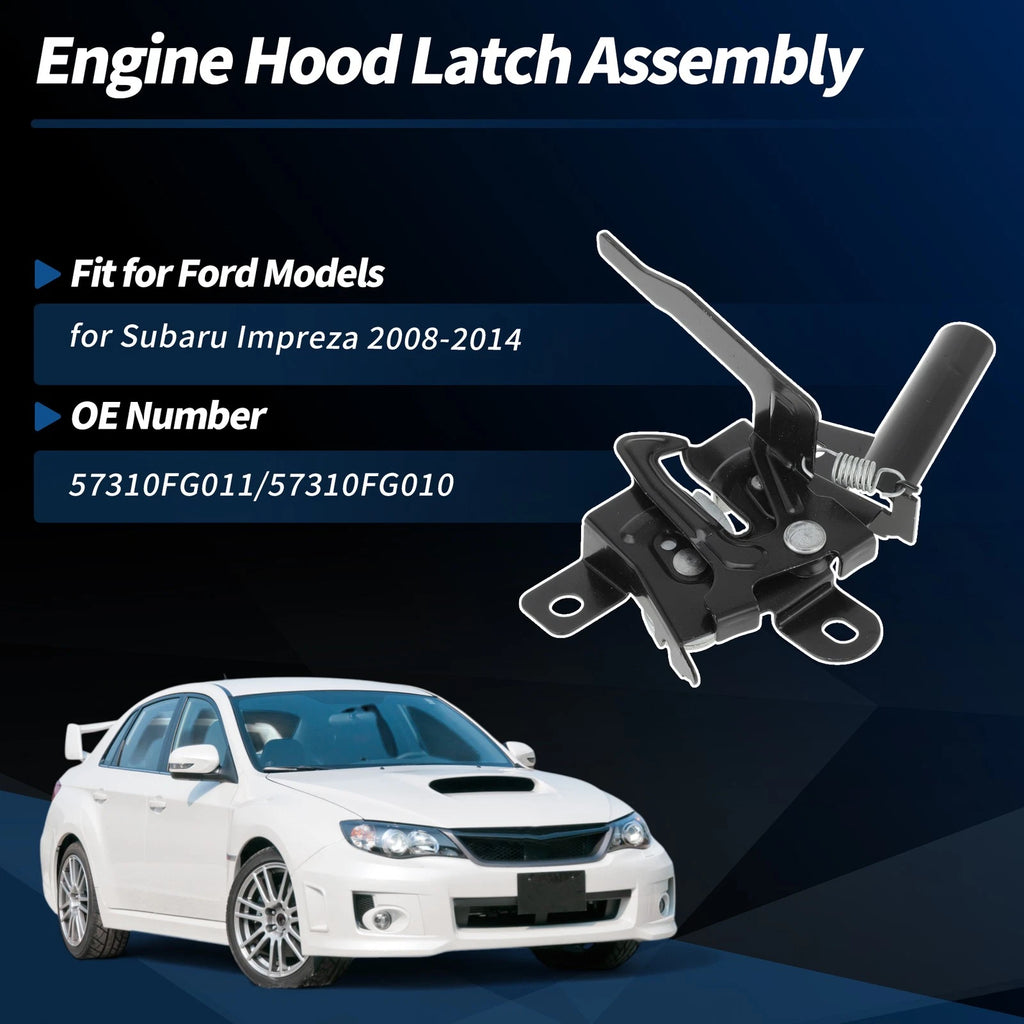 Engine Hood Latch Assembly Replacement for Subaru Impreza (2008–2014)