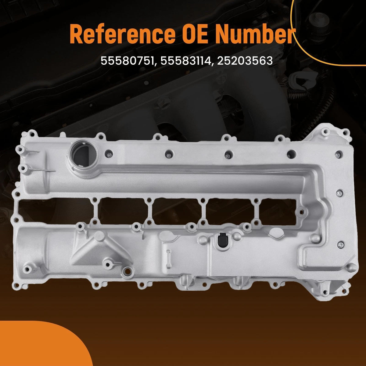 Engine Valve Cover w/ Gasket for Chevrolet Malibu (2016) 25203563