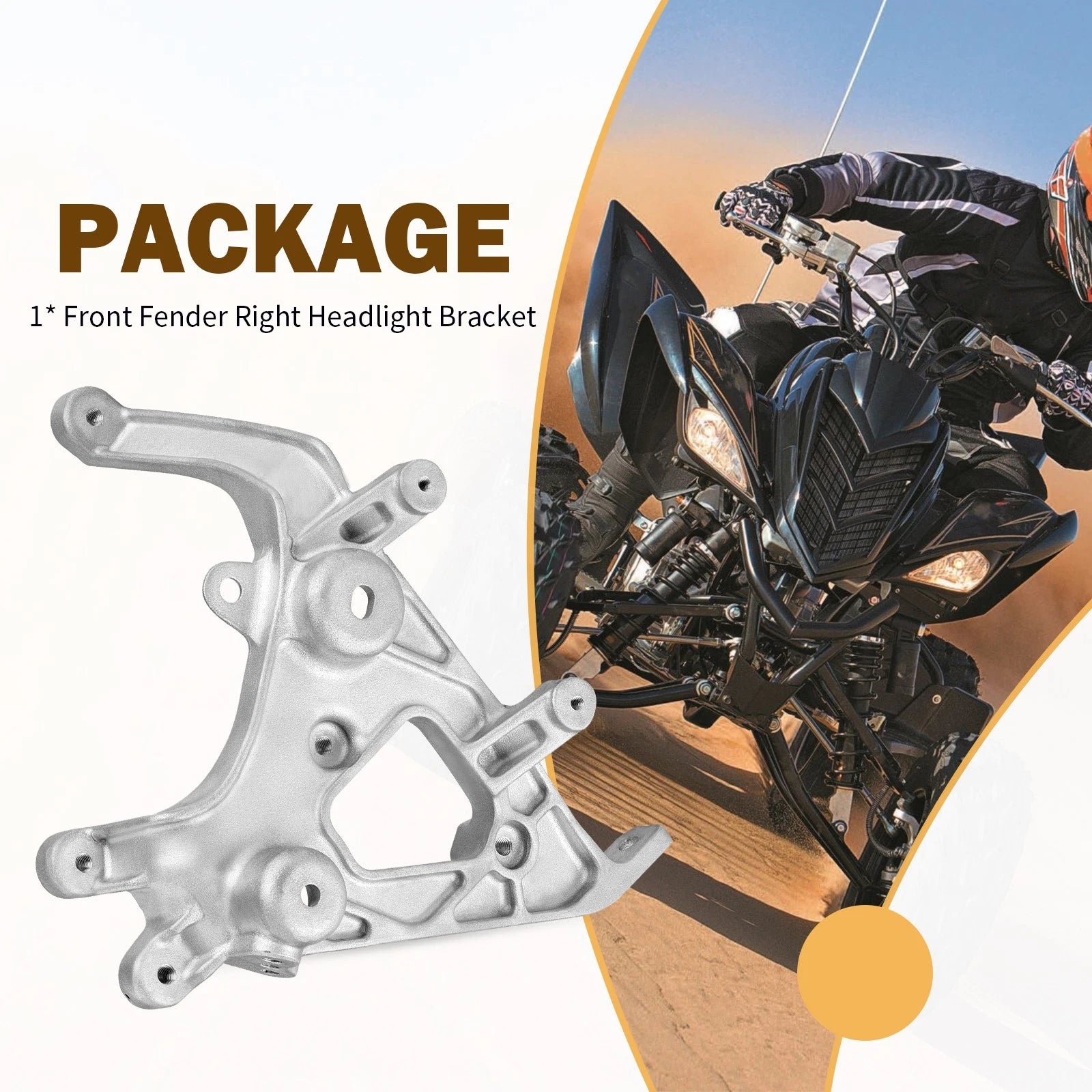 Headlight Bracket for Yamaha Raptor 700 700R (2006–2012)