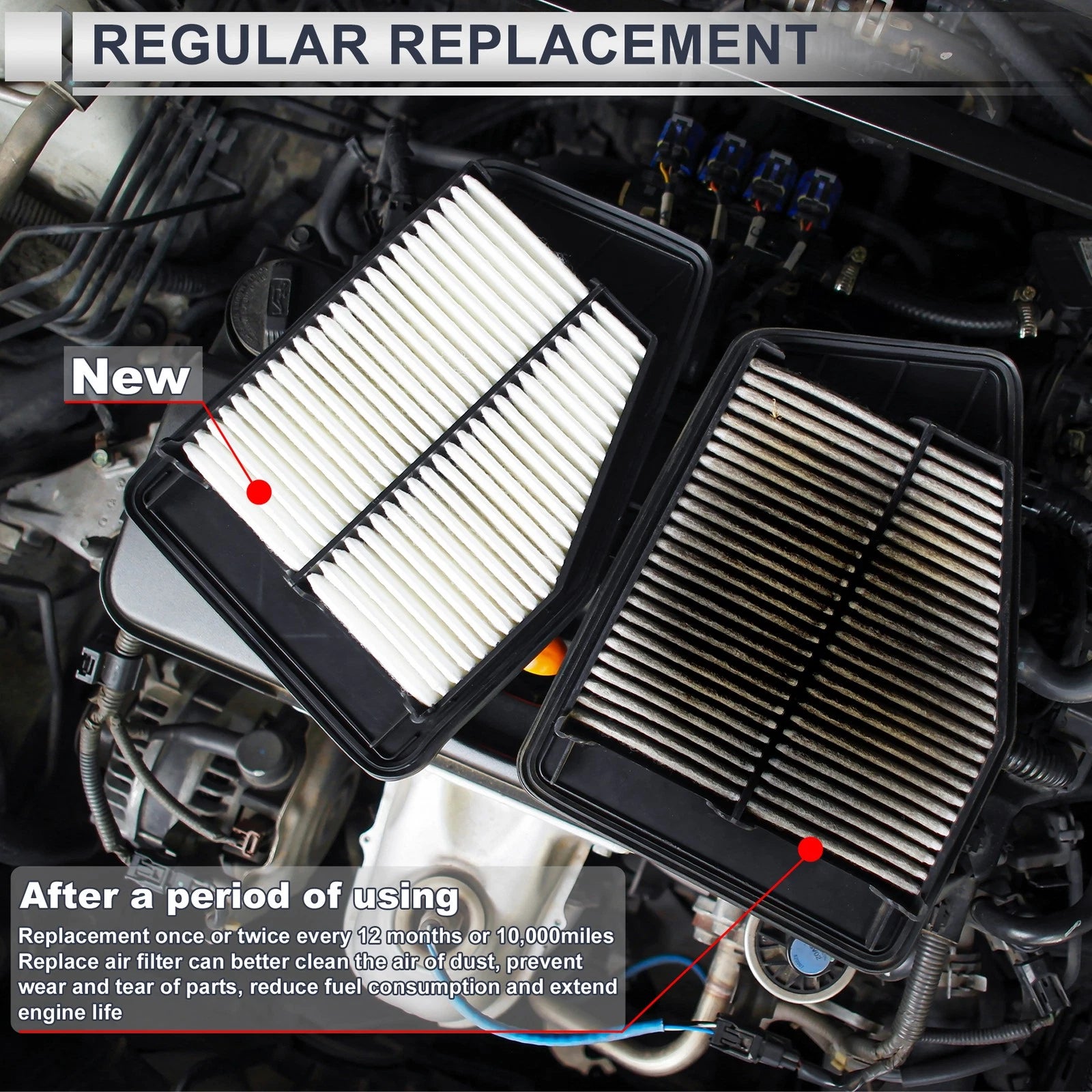 Engine Air Filter OEM Replacement for Mercedes-Benz A-Class (2004–2012)