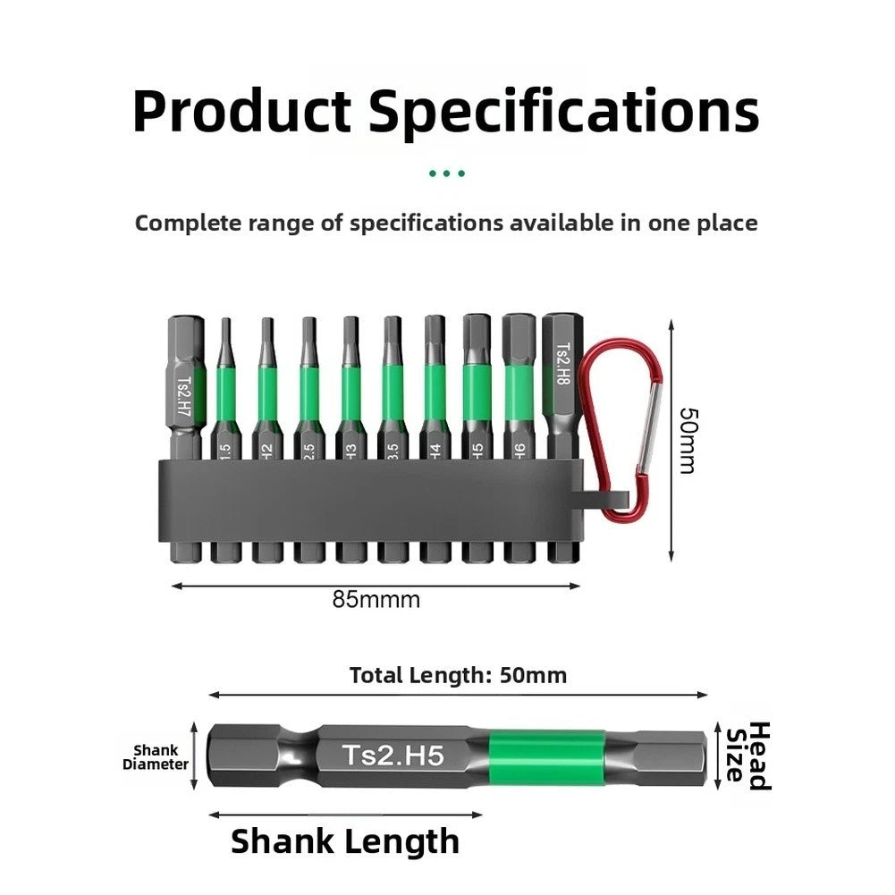 30 Piece Screwdriver Bit Set for Phillips Hex Torx