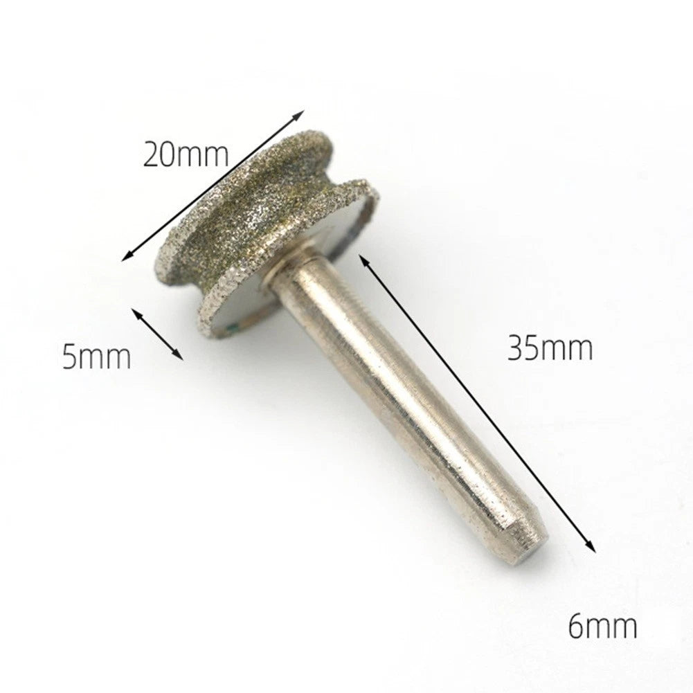 Round Grinding Wheel for Glass and Jade (Multiple Sizes)