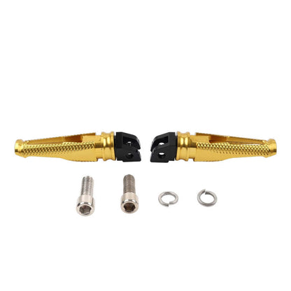2X Gold Rear Passenger Footrest for Ducati Panigale (1098–1299)