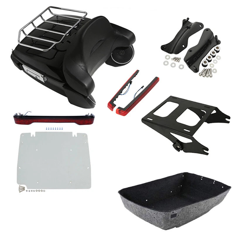 Backrest Rack Light Speakers for Harley Touring (2014–2026)