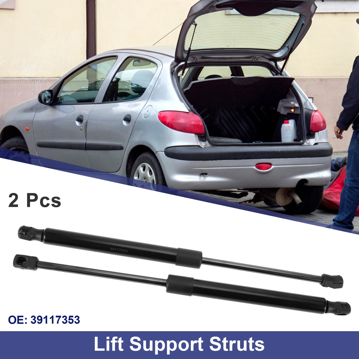 Rear Hatch Lift Support Struts No. 39117353 for Opel Crossland X (2017)