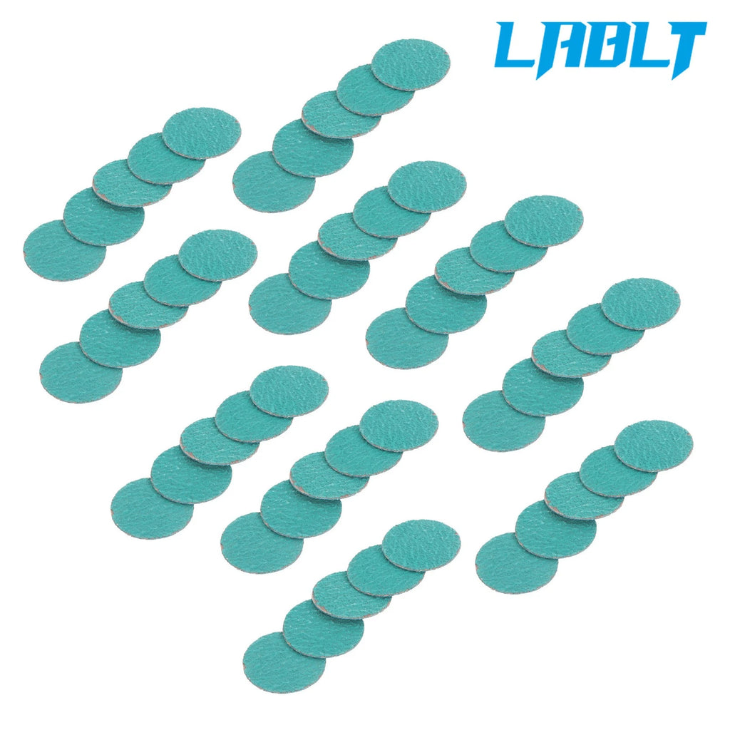 50Pack 2" 40 Grit Green Zirconia Quick Change Sanding Discs Type R