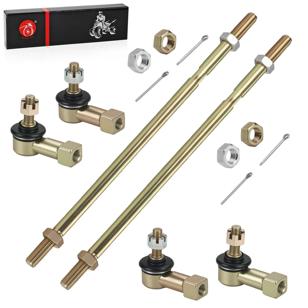 2Pcs Tie Rods w/ Ends Kit for Honda TRX450R TRX450ER (2004–2009) 53158-HP1-003 53521-HP1-600