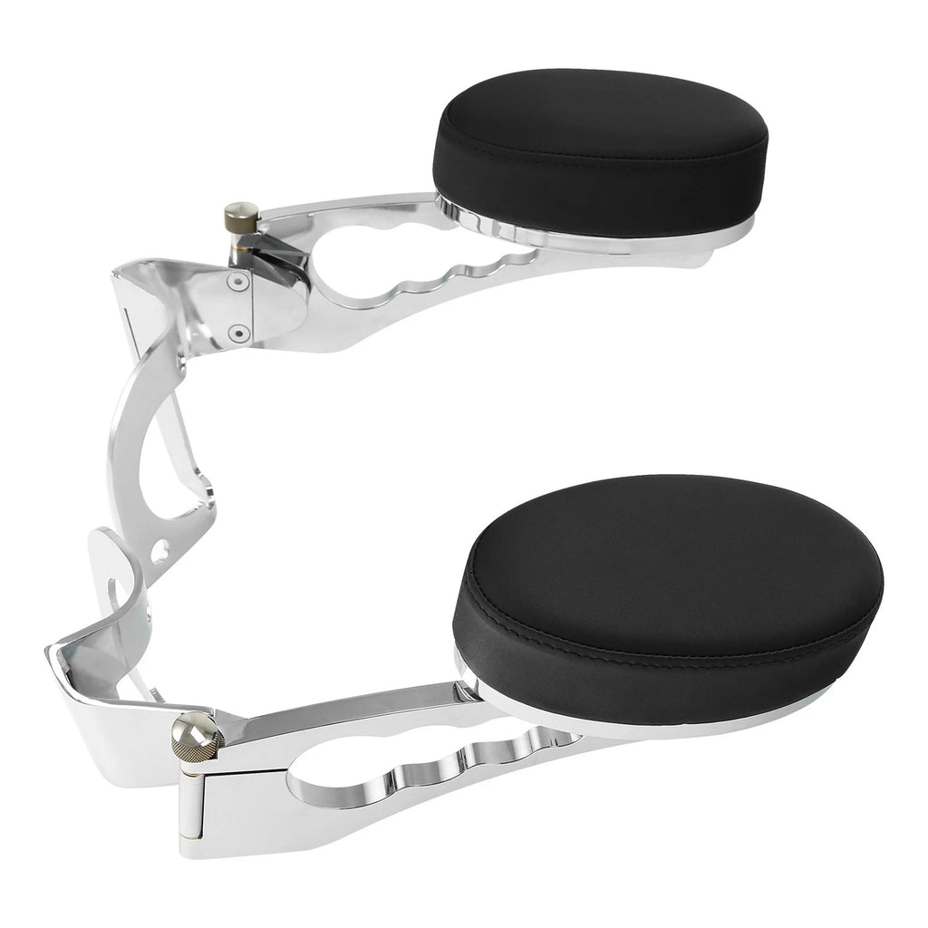 Chrome Adjustable Passenger Armrests for Harley Road Electra Glide (2014–2025)