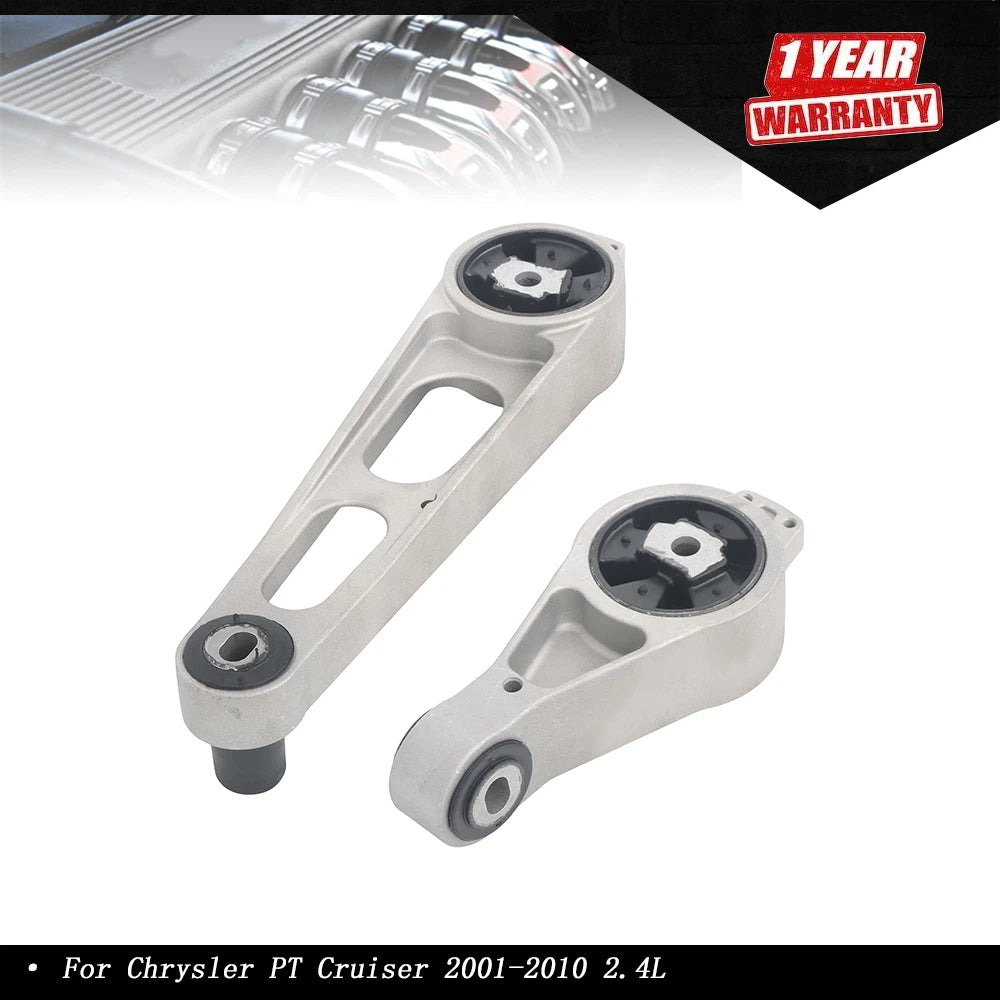 2X Front Right Upper & Lower Motor Mount for Chrysler PT Cruiser (2001–2010)