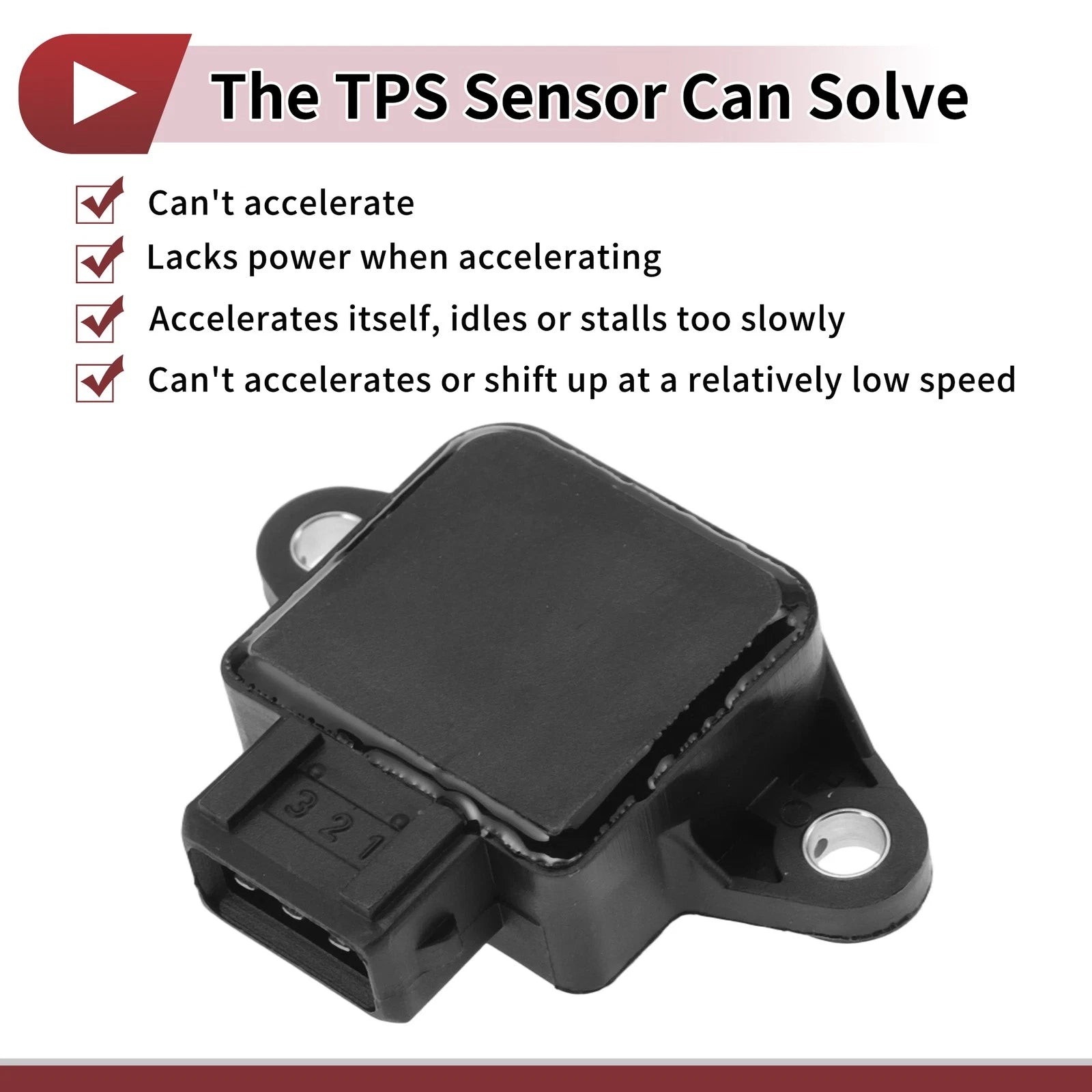 Throttle Position Sensor for Volvo C70 (1998–2004) No.8857195