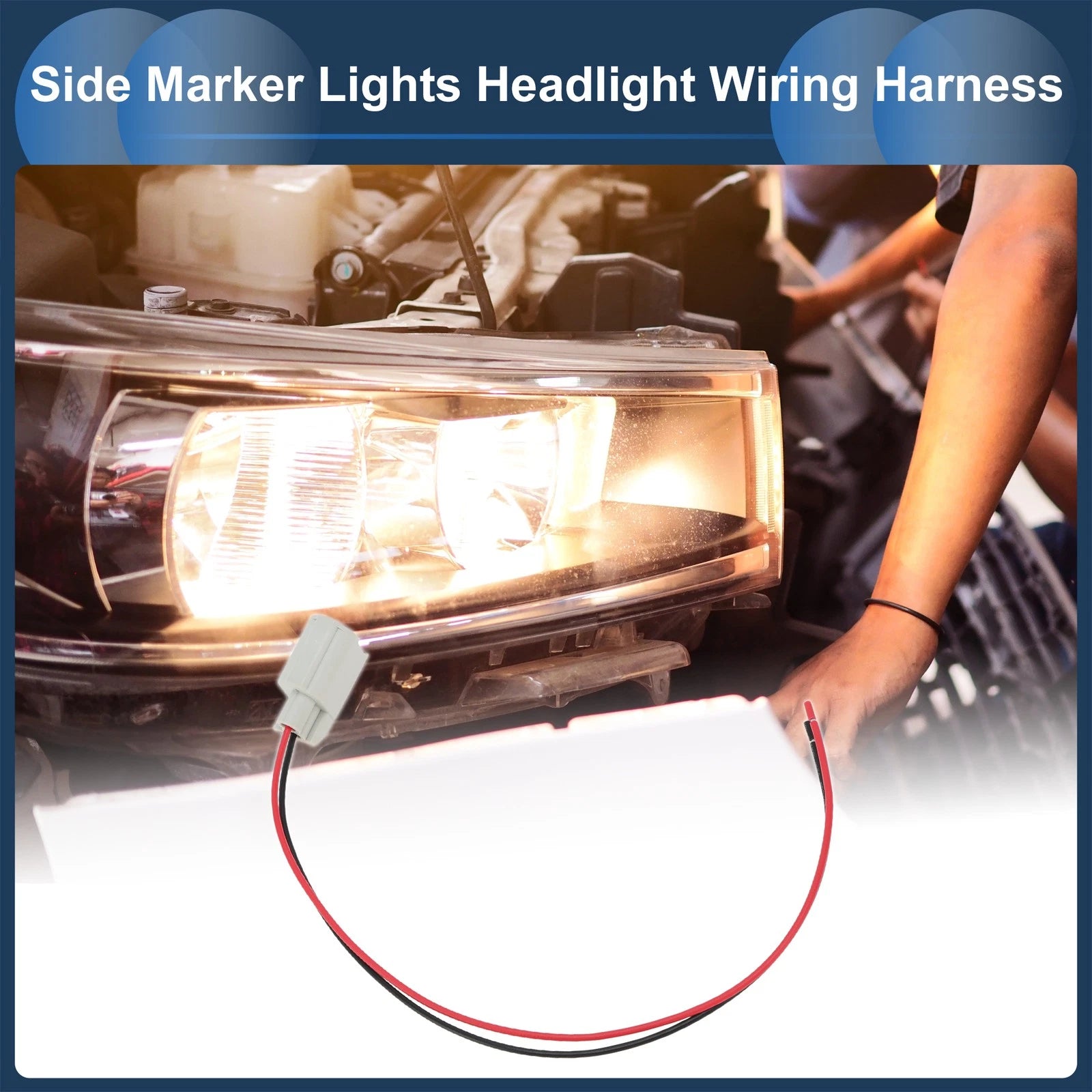 Headlight Wiring Harness Assembly Replacement for Chevy Cruze (2011–2019)