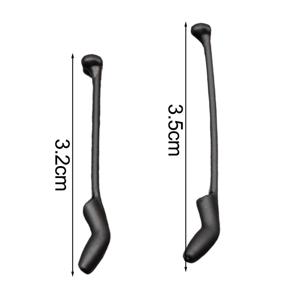 30pcs Hook Sleeves for Carp Fishing (3.3cm, 3.6cm)