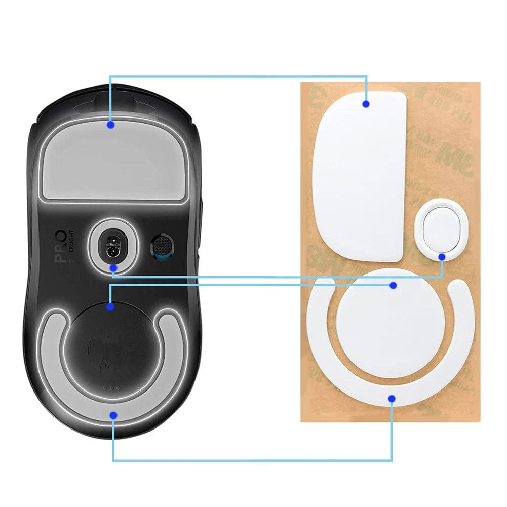 Mouse Feet Stickers Pads for Logitech G Pro X Superlight Wireless (0.7mm)