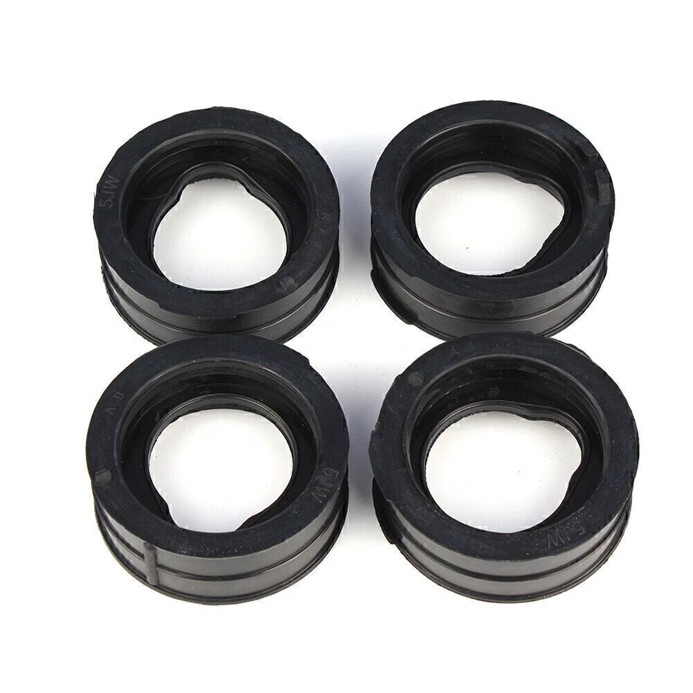 4PCS Carburetor Adapter Interface for Yamaha FJR1300 (2003–2012) Black