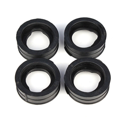 4PCS Carburetor Adapter Interface for Yamaha FJR1300 (2003–2012) Black