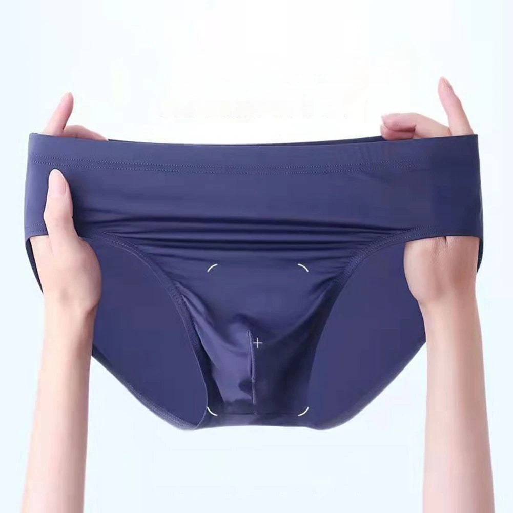 2X Low-Rise Ice Silk Bikini Underwear Knickers Panties