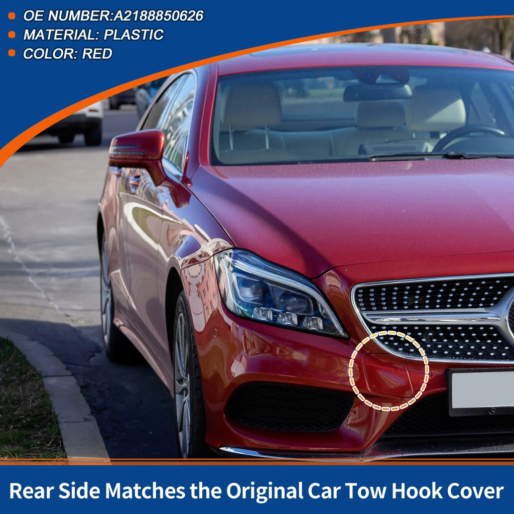 Front Tow Hook Cover Replacement for Mercedes-Benz CLS W218 (2012–2018)