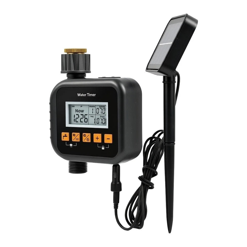 Rain Delay Solar Watering Timer for Garden Hose