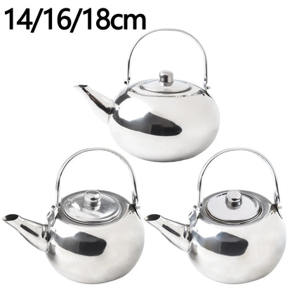 Stainless Steel Camping Teapot with Anti Scald Handle