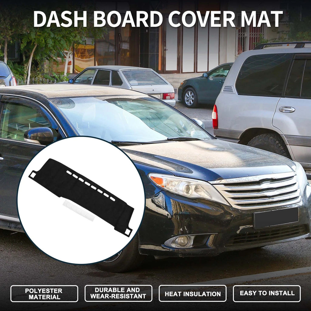 Dash Cover Mat Protector Pad for Toyota Aqua NHP (2011–2021) Black