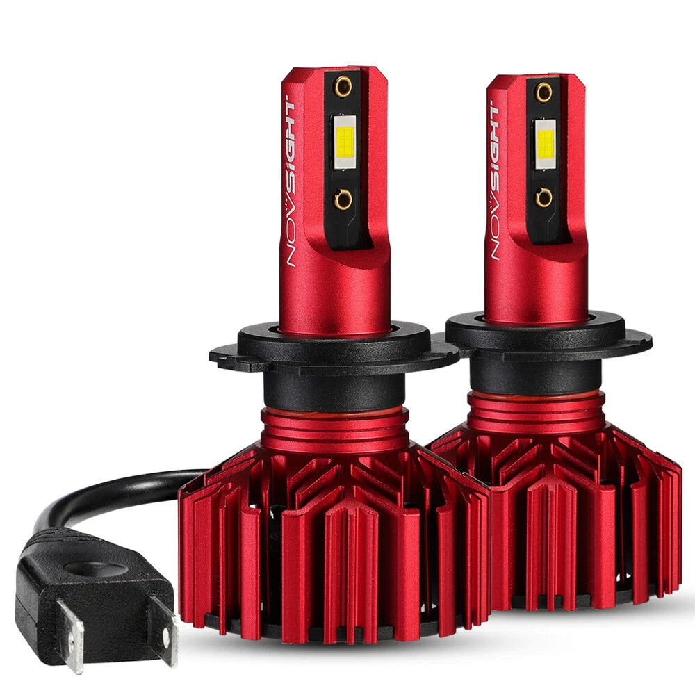 2X H7 LED Headlight Bulbs for