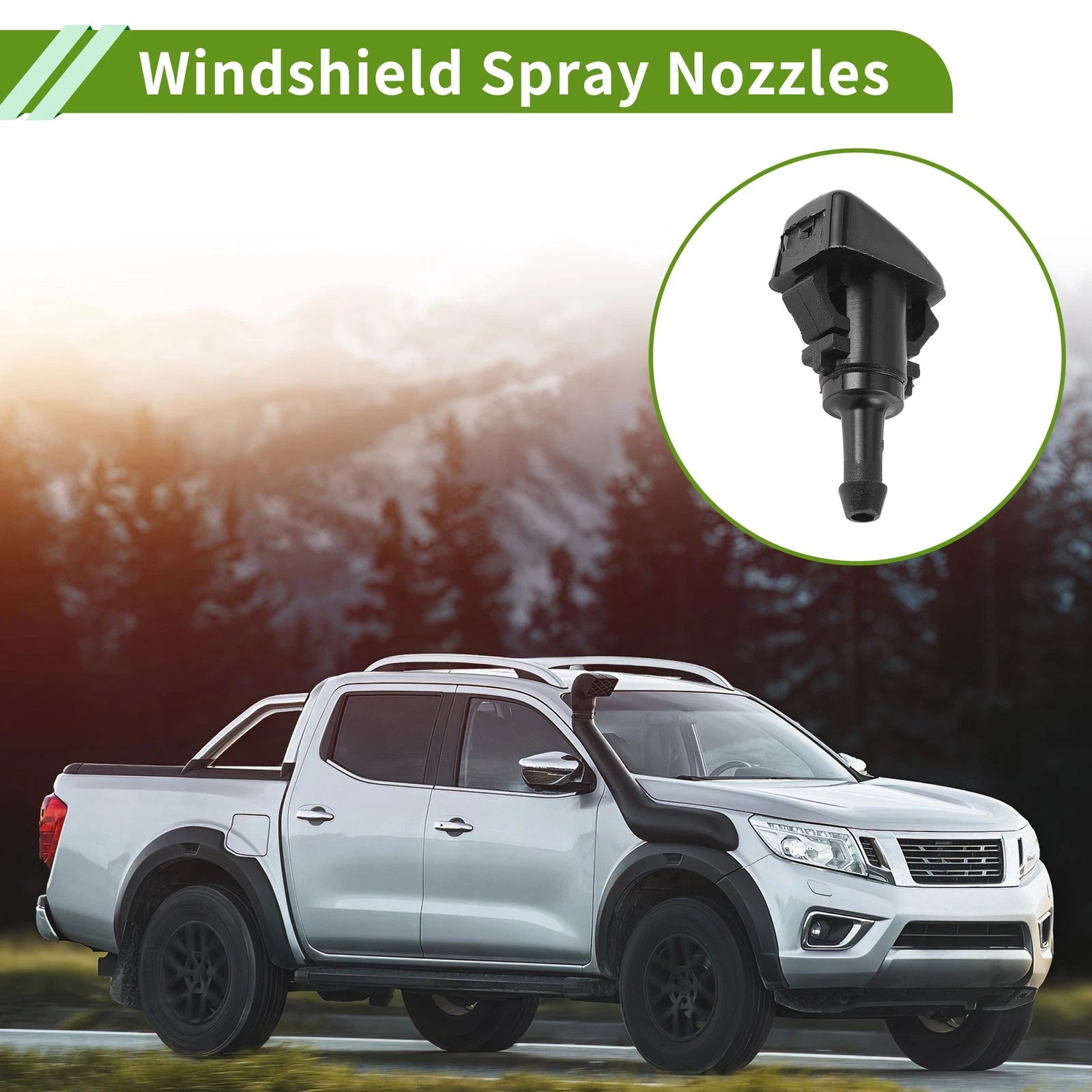 Windshield Washer Nozzle Set for Mitsubishi