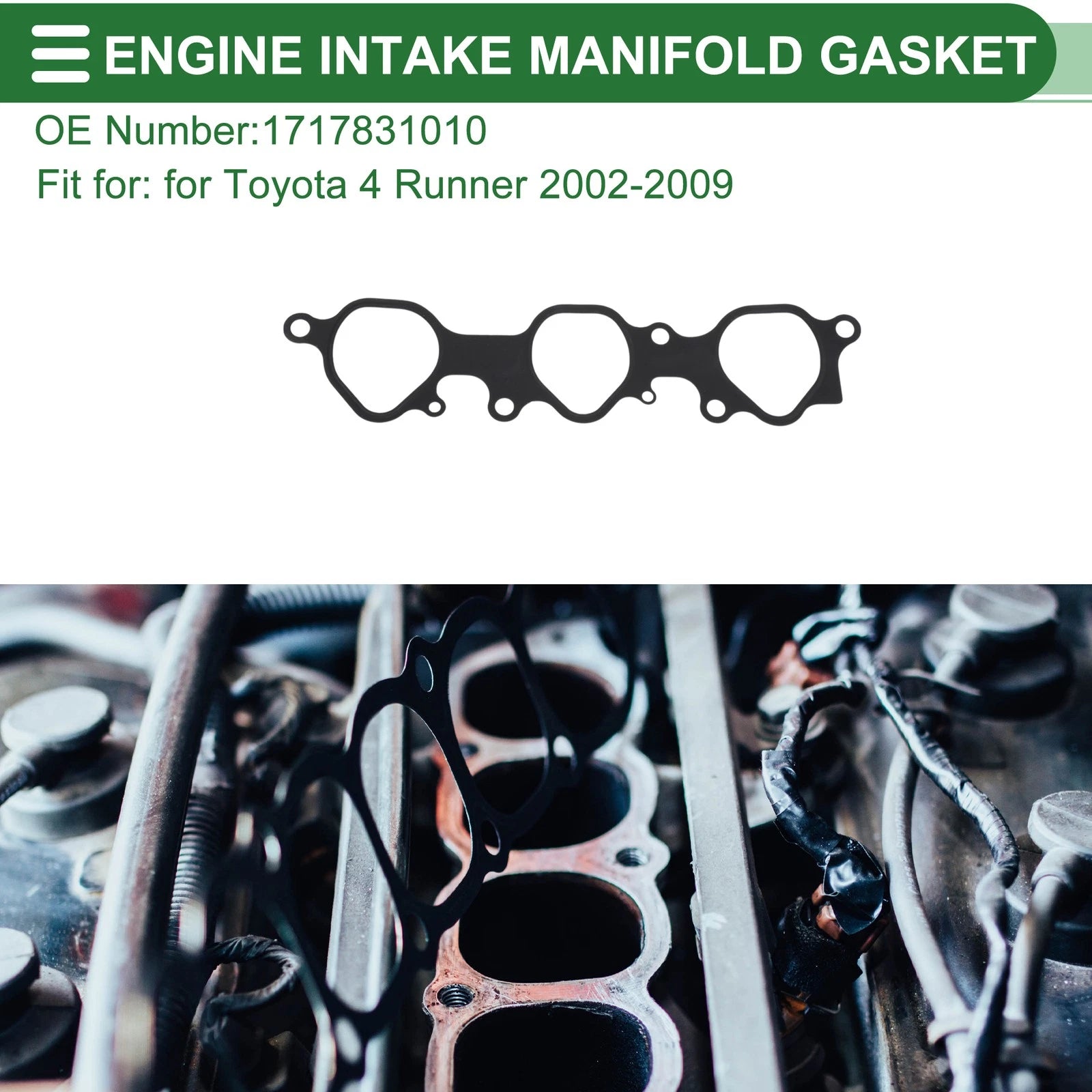 Engine Intake Manifold Gasket Replacement for Toyota 4Runner (2002–2009)