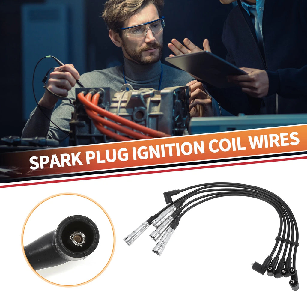 Spark Plug Wire Set for VW Golf III 1.6 (1991–1998) Ignition Coil