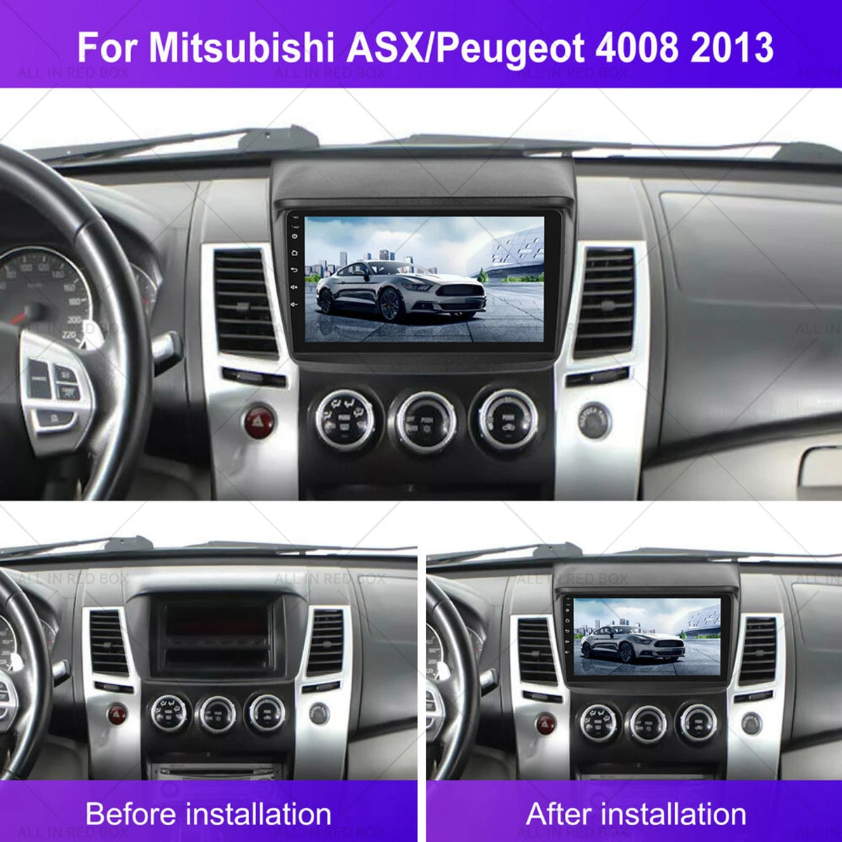 In-Dash CarPlay Stereo GPS Navi for Mitsubishi Triton (2006–2015)