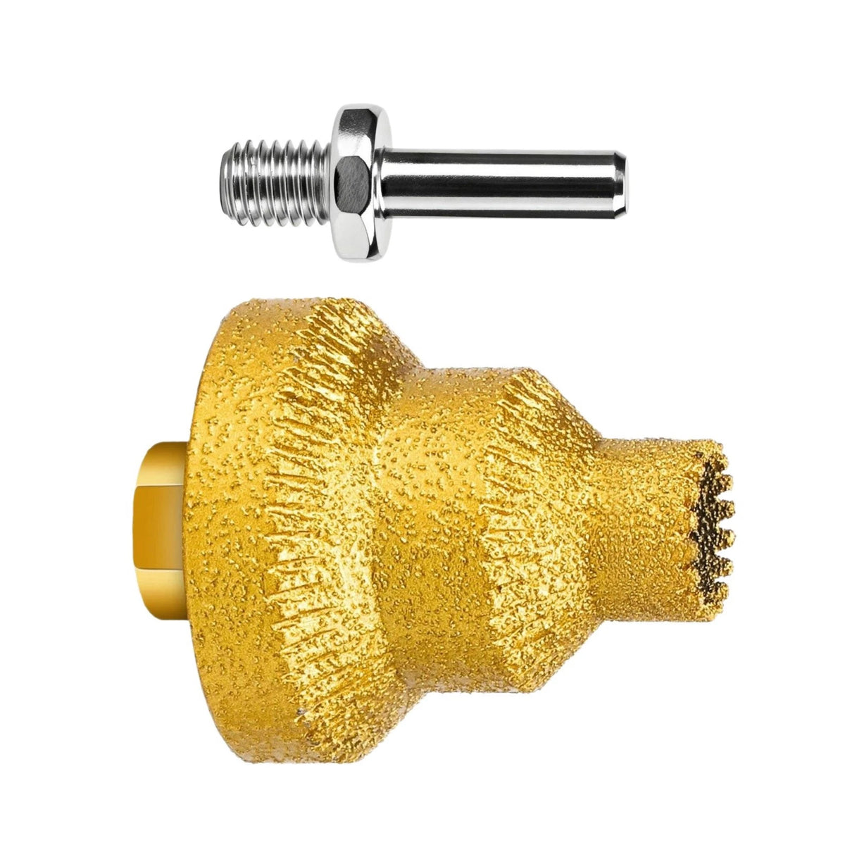 Step Drill Bit Set (20/35/50mm) with Hand Drill Adapter for Tile Granite