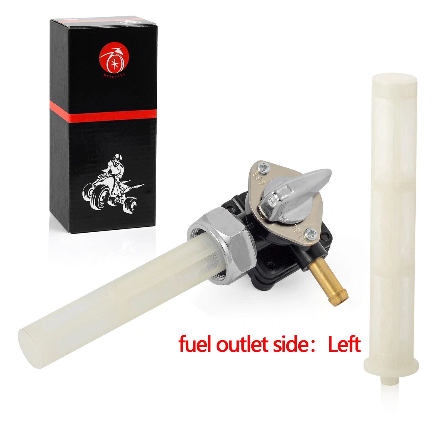 Fuel Valve Petcock 22mm Left Spigot for Harley Heritage Softail (1986–2013)