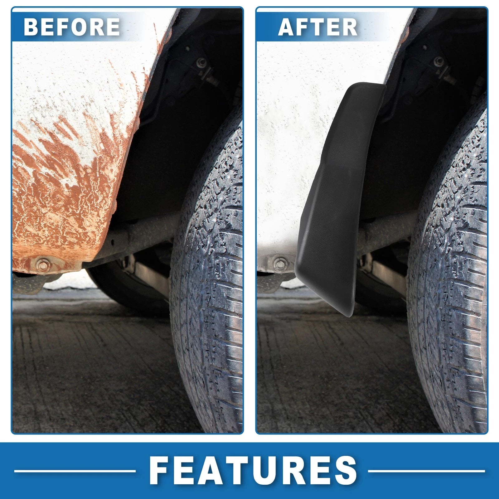 Mud Flap Splash Guard for Honda Odyssey (2018–2022)