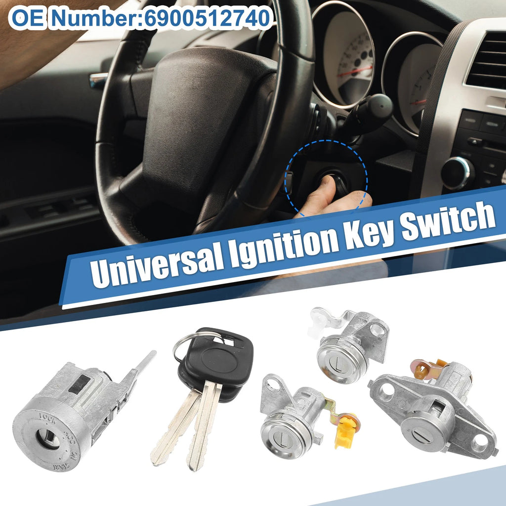 Ignition Switch Starter Set with Keys for Toyota Corolla (No. 6900512740)