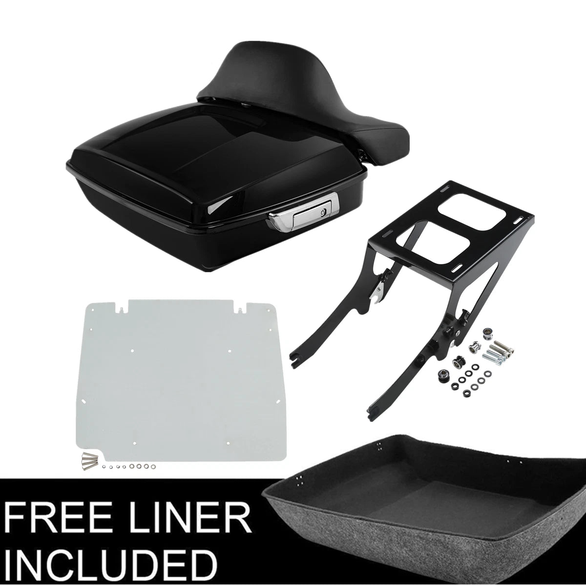 Trunk Pad Mount Rack Base Plate for Harley Heritage Classic (2018–2023)