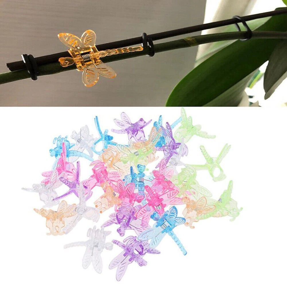 Set of 4 Clamps for Garden Plant Support (Outdoor Vegetable)