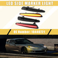 Front Rear LED Side Marker Light Pair for Chevrolet Amber Red (2011–2018)