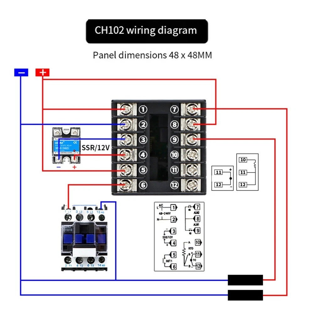 Thermostat for Alarm CH102 (Intelligent PID Temperature Control)