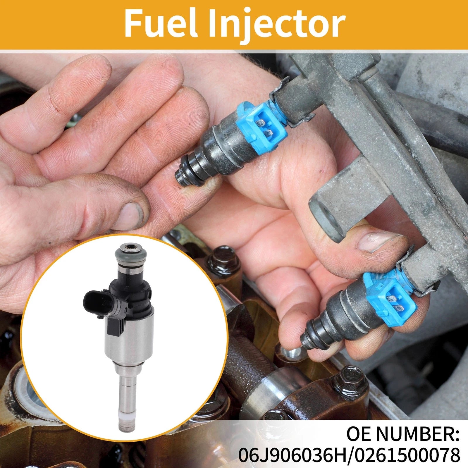 Fuel Injector Replacement for Audi A4 (2009–2015) Engine Fuel Nozzle