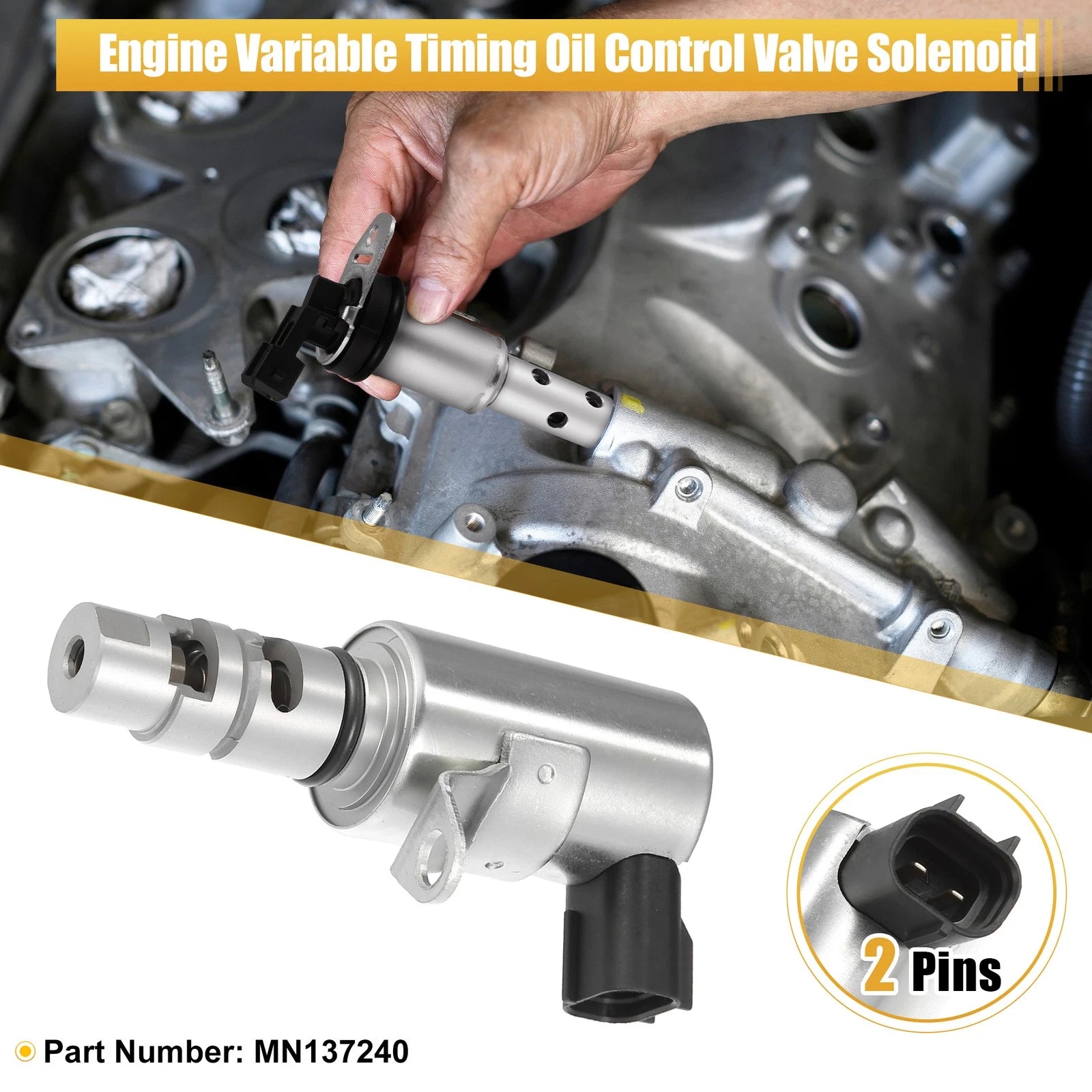 Variable Valve Timing VVT Solenoid Replacement for Mitsubishi Galant (2007–2012)