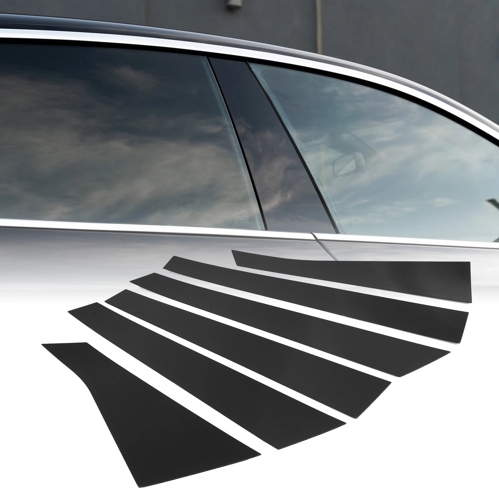 6pcs Car Pillar Window Trim Cover Replacement for Chevrolet Impala (2006–2013)