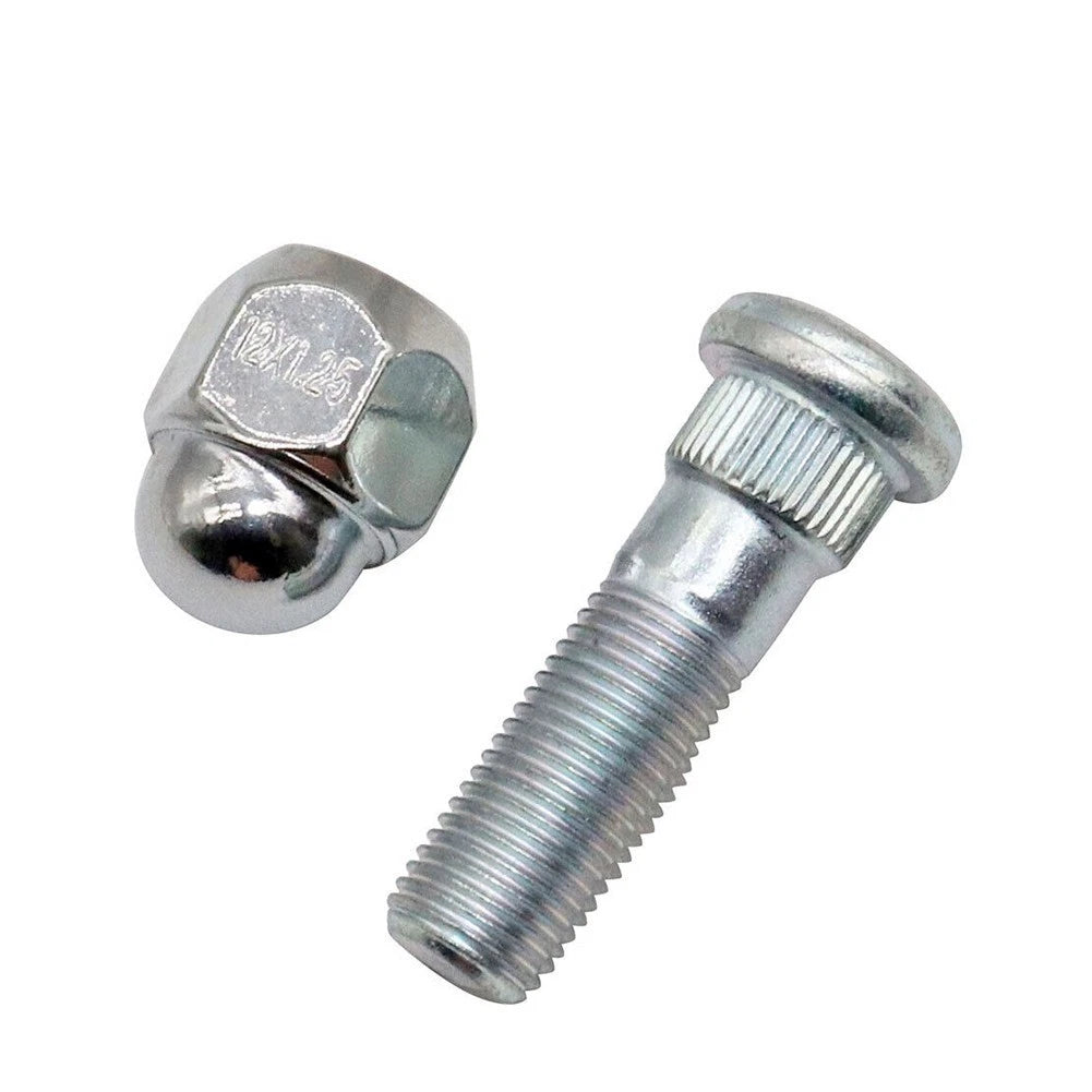 Set of 4 Wheel Hub Bolt Stud & Nut for Subaru Forester (2009–2019)