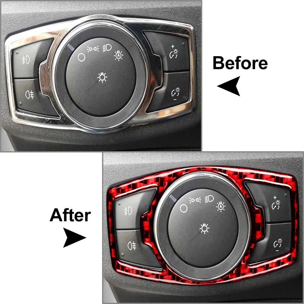 Headlight Switch Control Decorative Panel Trim for Ford Fusion Mondeo (2013–2019)