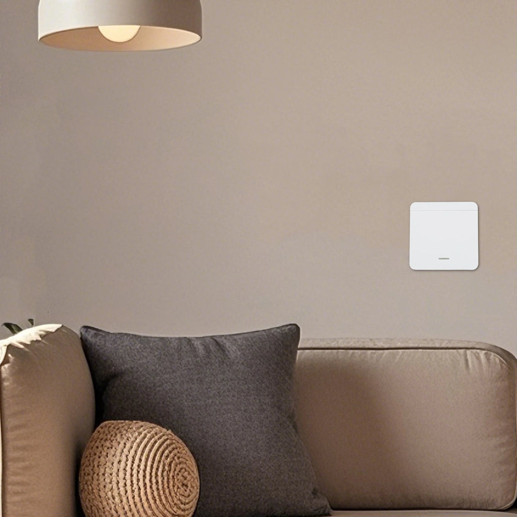 Wireless 1Gang Wall Panel Switch Remote Control 433MHz for Smart Home