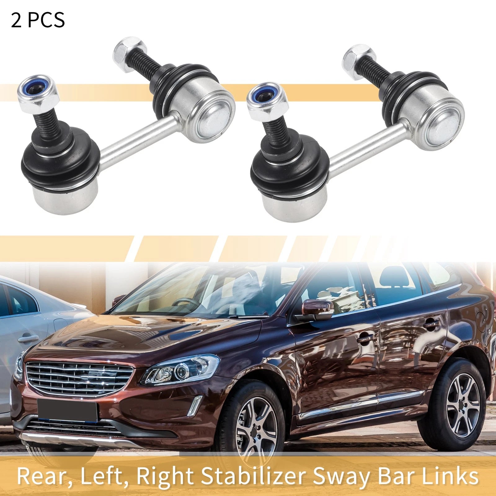 2pcs Rear Stabilizer Sway Bar Link Replacement for Dodge Avenger Caliber (2011–2018)