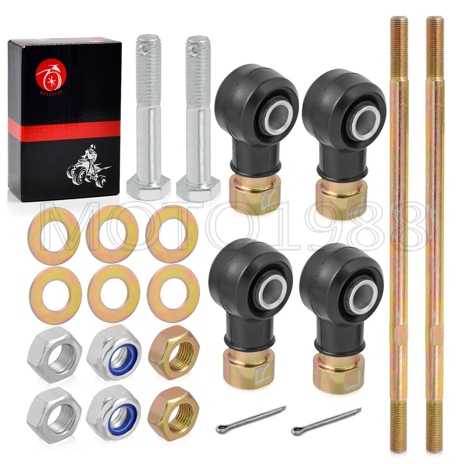 Tie Rod End Set for Polaris Sportsman 335 400 500 600 700, Scrambler 400 4x4 (1995–2014)