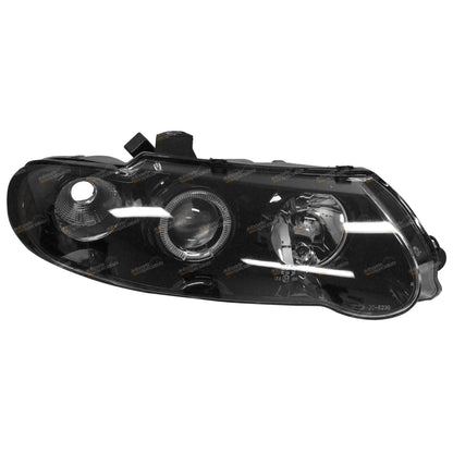 2X Altezza Angel Eye Black Headlights for Holden Commodore (2000–2002)