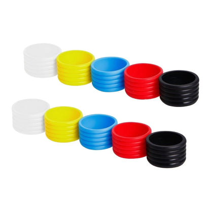10X Tennis Racket Grip Sealing Ring Rubber for Tennis Racket Handle